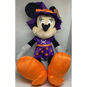 lot 123 image: Disney Halloween Minnie Witch Medium Plush New with Tag