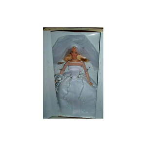 lot 124 image: New Old Stock - Blushing Bride Barbie Doll 1999 by Mattel - 26074 - See Pics For Box Condition