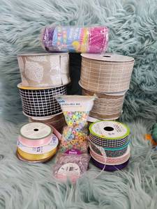 lot 208 image: Craft Supply Bundle - Ribbons and Beads Collection