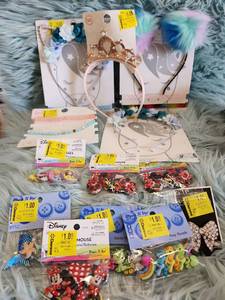 lot 213 image: Disney Dress It Up Button Collection With Head Bands