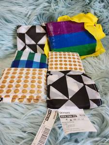 lot 225 image: IKEA SKYNKE Rainbow Shopping Bags - Appear Unused