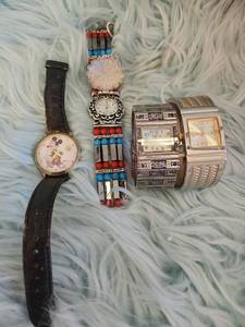 lot 241 image: Disney Mickey Mouse Watch and Southwestern Watch Collection