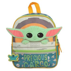 lot 305 image: Kids Star Wars The Mandalorian Grogu 12 Backpack - Green