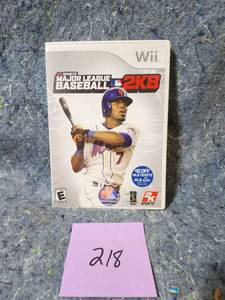 lot 424 image: Major League Baseball 2K8 Nintendo Wii Game