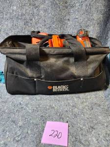 lot 426 image: Black & Decker Power Tool Set with Carrying Bag