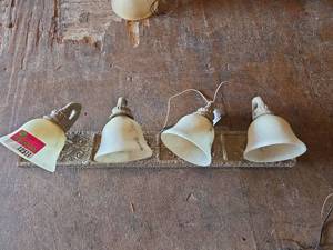 lot 12511 image: Decorative Wall Sconce Light Fixture with Four Lights