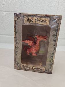lot 24 image: Amy Browns Mystical Collection Red Dragon Figure