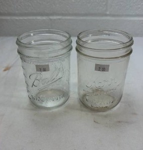 lot 46 image: Ball Mason Wide Mouth Glass Jar
