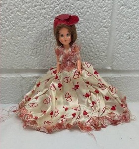 lot 56 image: 1980s Heart Pattern Valentine Doll