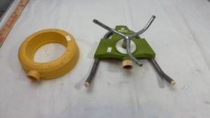 lot 87 image: Melmar Lawn Sprinkler with Yellow Base