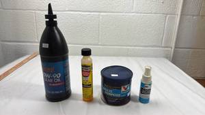 lot 134 image: Car Maintenance Bundle - 75W-90 Gear Oil, Grease and Additives Set