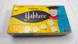lot 143 image: 1956 Yahtzee Dice Game by E.S. Lowe