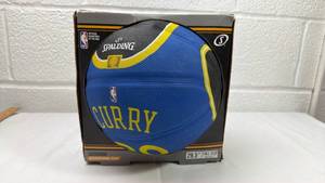 lot 188 image: Golden State Warriors Spalding NBA Official Basketball
