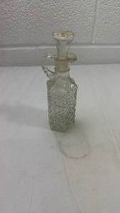 lot 193 image: Cut Glass Horse Head Bottle Stopper