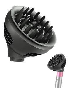 lot 53 image: WaveCurl Diffuser for Dyson Airwrap Styler, Upgraded Diffuser Nozzle Attachment for Dyson Airwrap HS01 HS05 HS08 for Wavy Curly or Coily Hair Type - Retail $24