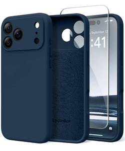lot 68 image: SuydanBox Magnetic for iPhone 17 Pro Max Case, Compatible with MagSafe, Full Camera ProtectionScreen Protector Silicone Shockproof Protective Phone Case for iPhone 17 Pro Max 6.9, Cobalt Blue - Retail $15