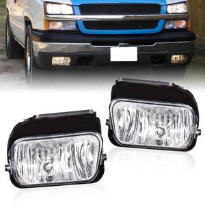 lot 93 image: Boine Fog Lights Compatible With 2003 2004 2005 2006 2007 Chevy Silverado1500 2500 3500 Avalanche Fog Lamps 12V Halogen Bulbs Replaces 15190982 GM2592127 - Retail $36