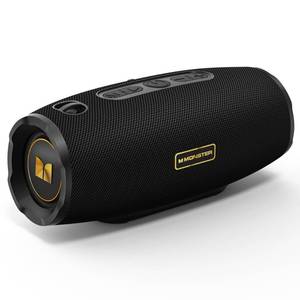 Monster S380 Bluetooth Speaker, Portable Speaker with 40W Stereo Sound, Bluetooth 6.0, 20H Playtime, TWS Pairing, Support AUX/TF Card, IPX6 Waterproof Wireless Speaker for Home, Travel, Outdoor - Retail: $160