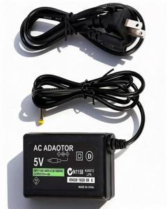 lot 145 image: Replacement PSP Charger AC Adapter 5V Compatible with Sony PSP 1000 PSP Slim & Lite 2000 3000 PSP-110 PSP-1001 Series PSP-1001, 2001, PlayStation 3001 E-1000 L-Shape Replacement Sony Power Cord - Retail $9