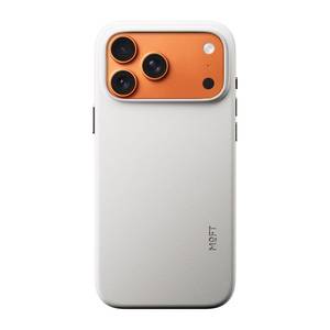 lot 146 image: MOFT for iPhone 17 Pro Max Case- MOVAS Snap Case, MagSafe Compatible, Soft-Touch Vegan Leather, Classic Minimalist Design, Lightweight, Stain-Resistant & Camera Protection, Misty Cove - Retail $42