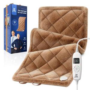 lot 164 image: BOB AND BRAD Far Infrared Heating Pad, FSA-HSA Eligible Weighted Electric Heat Pad for Back, Period Cramps & Muscle Pain, 6 Heat Levels, Adjustable Belt, Auto-Off & Moist Heat Therapy, Large 12x24 - Retail $50