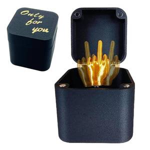 lot 187 image: Middle Finger in A Box, Gifts for Men, Gag Gifts, Funny Gifts, Mens Birthday Gift Ideas, Quirky Joke Prank Gifts for Men, Pranks for Adults, Mens Gifts for Birthday Unique - Retail $6