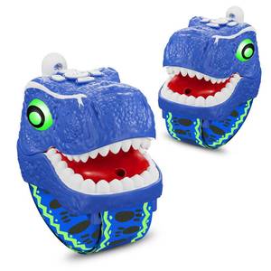 lot 211 image: Dinosaur Walkie Talkies for Kids 2 Pack Camping Gear T-Rex Outdoor Toys for Boys Age 3-12 Year Old 3 Channel Long Range Birthday Gifts Easter Christmas Stocking Stuffers Yard Outdoor Games (Blue) - Retail $19