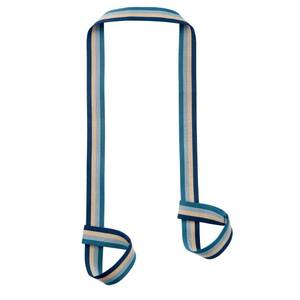 lot 239 image: ZOOEASS Yoga Mat Strap, Adjustable Durable Yoga Mat Carrier & Stretching Strap, 5.9feet, Multiple Color Choices(Blue Stripe) - Retail $9