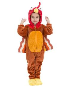lot 268 image: HSCTEK Baby Turkey Costume Newborn, Infant Animal Cosplay Toddler Boys Girls, Thanksgiving Clothes Pajamas Toddler 9-12Months - Retail $32