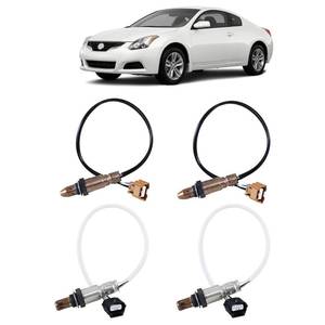 lot 54765 image: Set of 4 Oxygen O2 Sensor Upstream & Downstream, Compatible with Infiniti JX35 2013 QX60 2014, Nissan Altima Pathfinder Quest 3.5L 2013-2014, EGO Lambda Air Fuel Ratio (AFR) Sensor ( missing part) - Retail $80