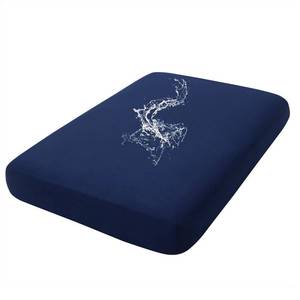 lot 54794 image: Waterproof Couch Cushion Covers, Stretch Sofa Couch Seat Slipcover for Dog Washable, Non-Slip Waterproof Outdoor Cushion Covers for Patio Furniture Replacement (1 Piece for Large, Navy) - Retail $26