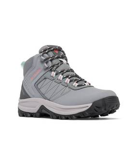 Columbia Women's Transverse Waterproof Hiking Boot, Titanium Grey Steel/Juicy, 9 Wide - Retail: $85