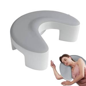 lot 54892 image: Side Sleeper Pillow for Adults, Side Sleeper Pillow with Arm Holes -arm Pillow, 2Pcs Pillowcase, Ergonomic Memory Foam Pillow for Cervical, Neck, Shoulder & Rotator Cuff Pain Relief - Retail $47