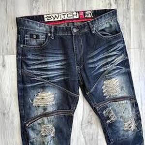 lot 18584 image: Switch Premium Denim Washed Jeans - 38x32