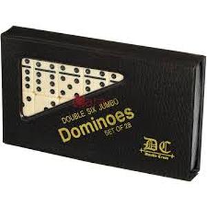 lot 18586 image: Double Six Junbo Dominoes - Set of 28