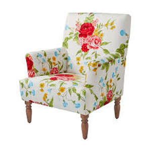 lot 18625 image: The Pioneer Woman Sweet Rose Rolled Arm Accent Chair