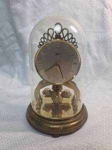 lot 34 image: Schatz 400-Day Anniversary Clock with Glass Dome