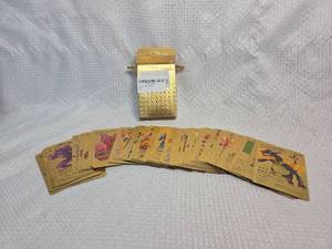 Large set of gold foil Pokemon cards. Brand new. Opened packaging to picture cards.