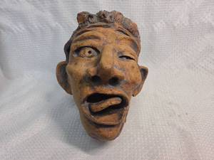 lot 67 image: Heavy Decorative Face Sculpture