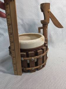 lot 85 image: Wooden Planter Decor
