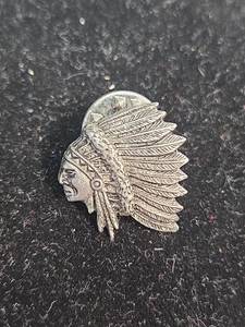 lot 87 image: Native American Chief Head Pin