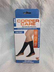 lot 136 image: Copper Care Compression Socks