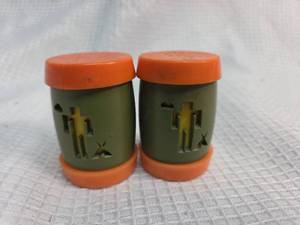 lot 146 image: Camping Style Salt and Pepper Shakers
