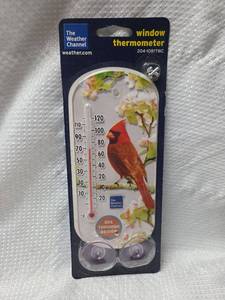 lot 189 image: Weather Channel Cardinal Window Thermometer