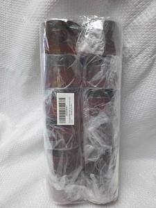 lot 222 image: 4oz Amber Plastic Storage Containers - 12 Pack