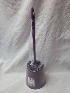 lot 227 image: Superio Purple Toilet Bowl Brush with Holder