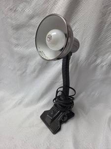 lot 241 image: Adjustable Clip-On Desk Lamp