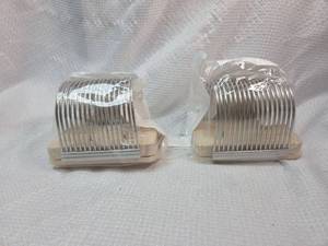 lot 262 image: Lot of 2 brand new vegetable slicer guides