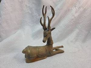 Decorative Bronze Deer Figurine