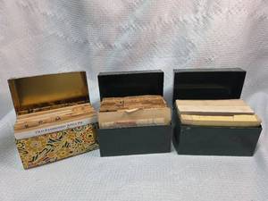 lot 287 image: Metal Recipe Card Box Collection